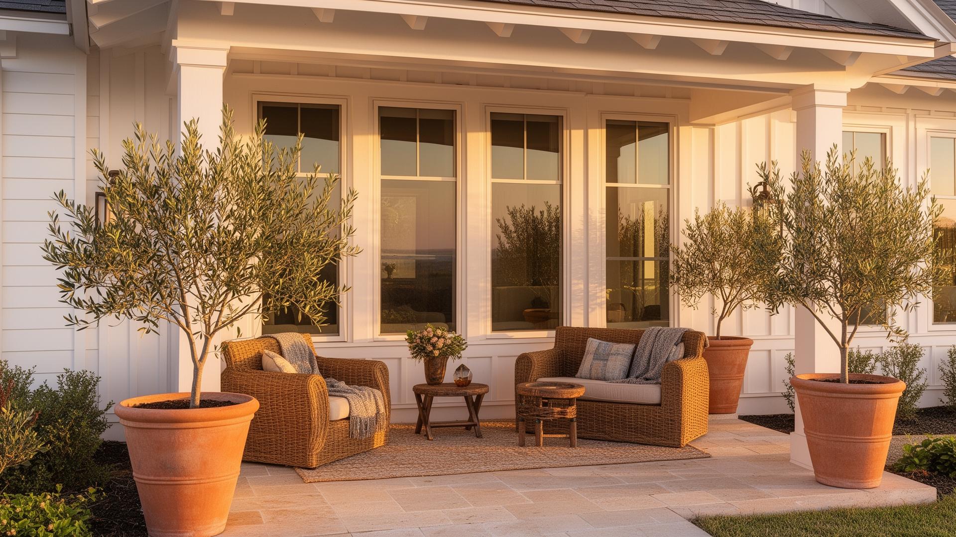 Olive trees survive a Texas winter (mostly)