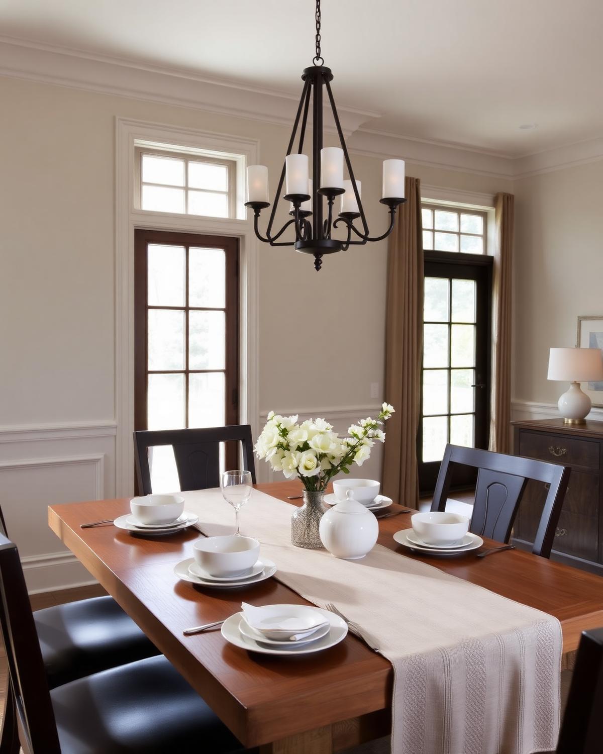 Warm dining room, Short Hills
